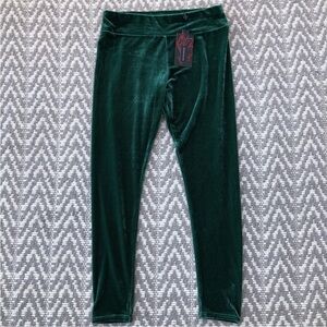 Killstar hermatite leggings size XL green dark green velvet